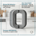 Premium Quality Fridge Lock | Baby Safety Refrigerator Door Lock | Self-Adhesive Double Press Unlock System - My Store