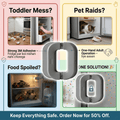 Premium Quality Fridge Lock | Baby Safety Refrigerator Door Lock | Self-Adhesive Double Press Unlock System - My Store