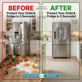 Premium Quality Fridge Lock | Baby Safety Refrigerator Door Lock | Self-Adhesive Double Press Unlock System - My Store